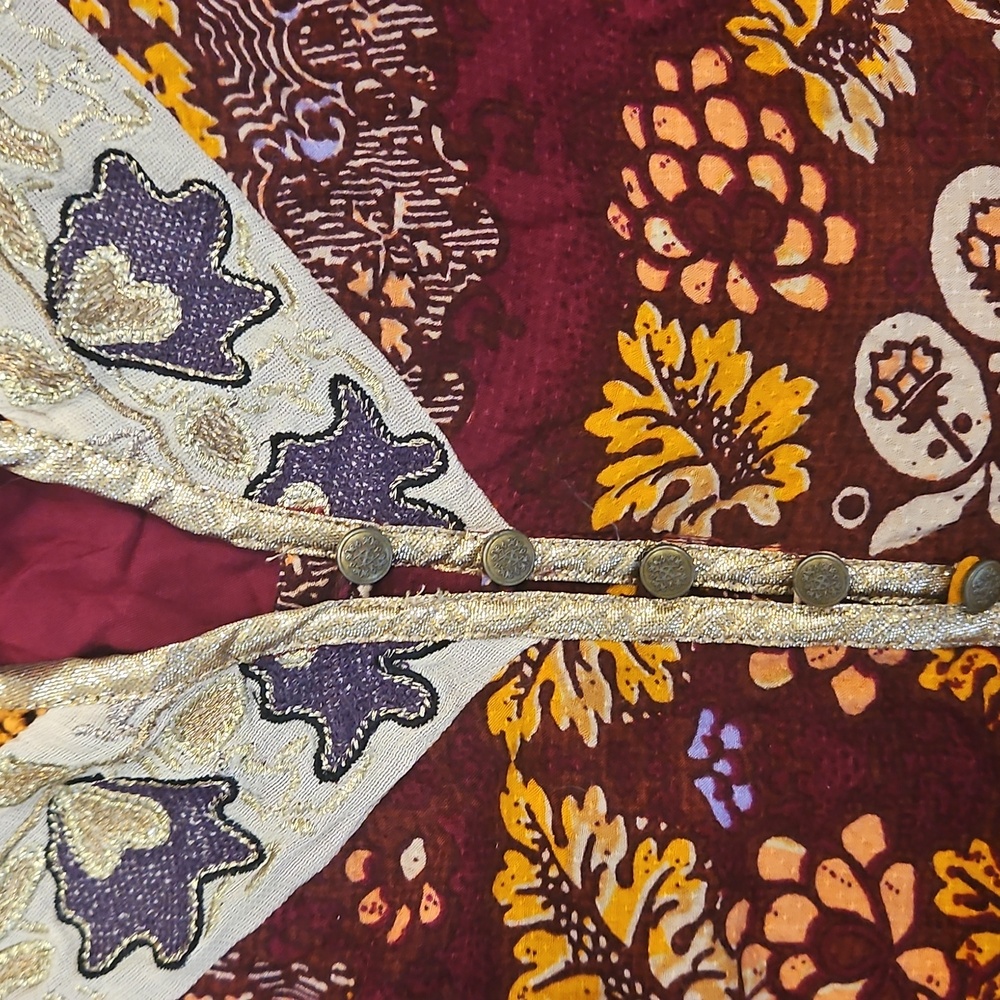 Anthropologie Meredith Embroidered Maxi Dress - Picture 5 of 14